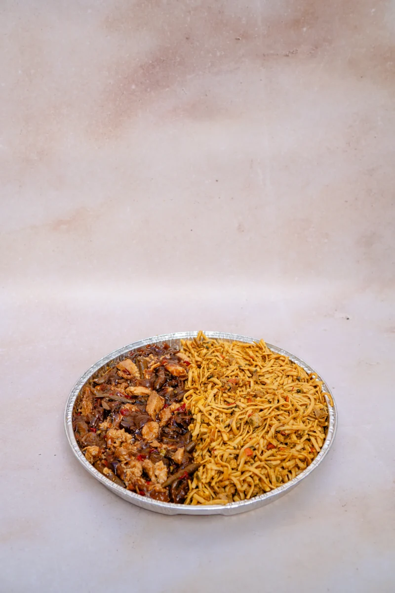 Combi-maaltijdpan Bami met Kip Peking