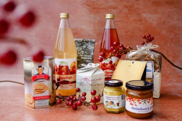 Cadeaupakket met Zeeuwse producten uit Oostburg en omgeving